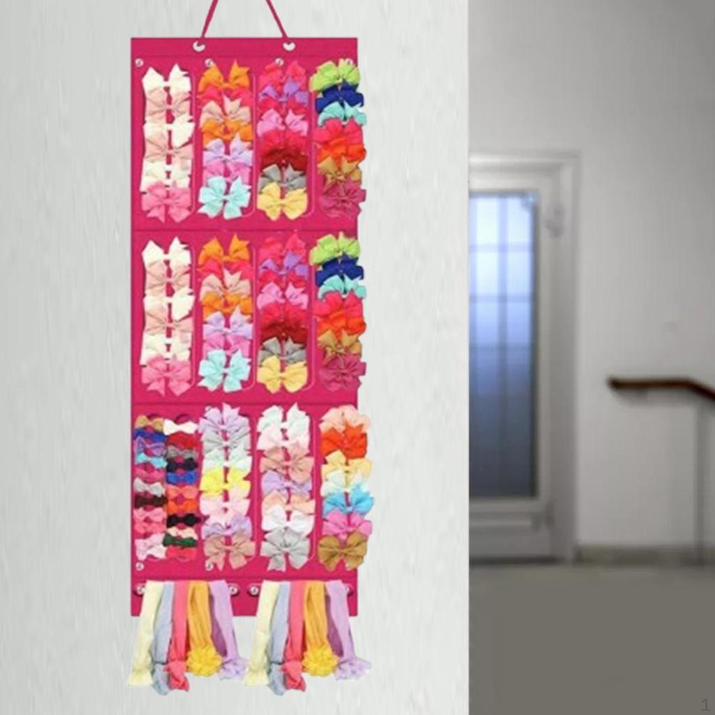 Органайзер для аксессуаров для волос, держатель-зажим для волос, настенное украшение, хранение заколок, лент,