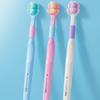 2 шт. Стерео Зубная щетка с тремя сторонами Сверхтонкая Мягкая щетина Взрослая зубная щетка Глубокая очистка Очистка деталей Межзубные промежутки Здоровье Уход за полостью рта