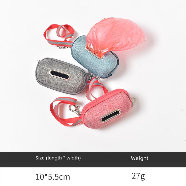 «Переносной диспенсер для отходов домашних животных с льняными мешками для собачьих экскрементов»