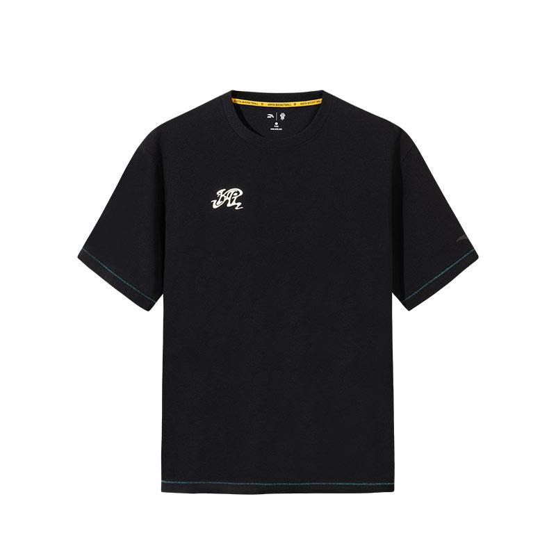 Anta Basketball Collection T Shirt Unisex Black 172521103-4