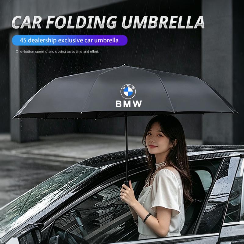 For BMW E46 E90 E60 F30 F10 E39 E36 F20 G30 G20 E87 E92 Key Chain Fully Automatic Car Exclusive Umbrella UV Resistant Umbrellas vdkc30