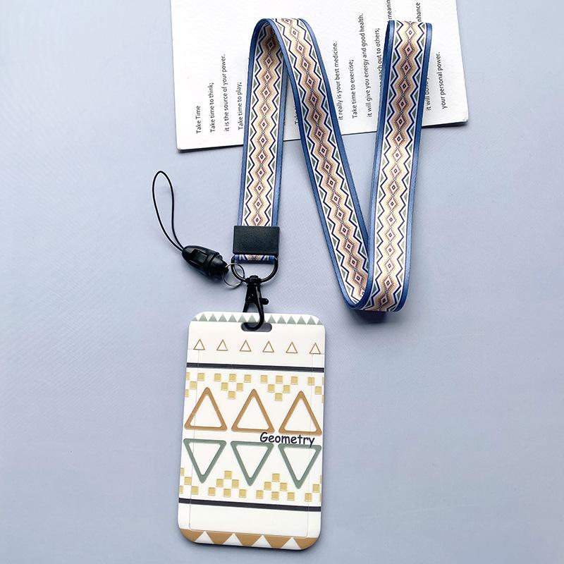 Cartoon Credential Card Holder Bags Doctor Nurse Neck Strap Lanyards Keychain Pass Card Holder Hang Rope Lariat Lanyard Gifts