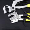 1pc Keel Pliers Punch Lock Stud Crimper Hand Tools Flat Mouth Pliers Ceiling Hole Punching Tool Keel Forceps Wrench