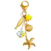 Waterproof Starfish Tassel Keychain Elegant Beaded Bag Pendant Creative Versatile Bag Charm  Girls