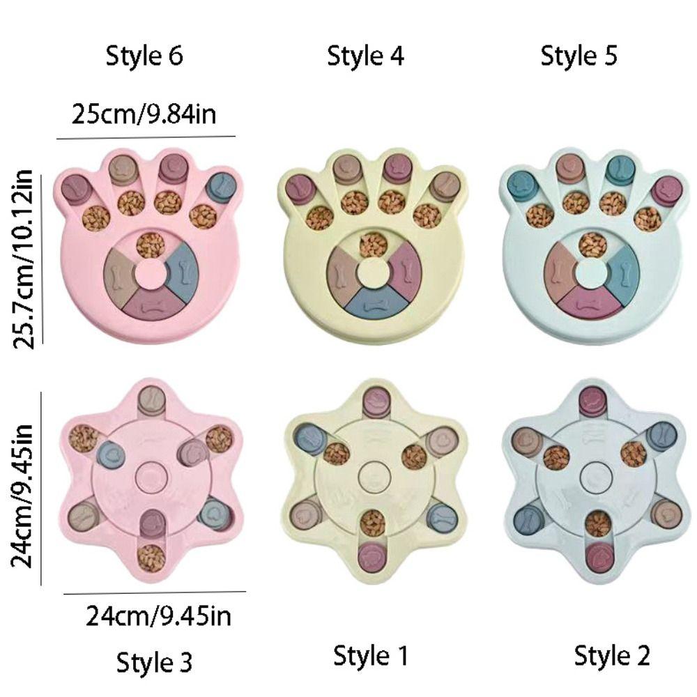 Fun Feeding Pet Slow Bowl Anti-Choking Pet Interactive Feeder Pet Food Dispenser  Small Medium Dogs