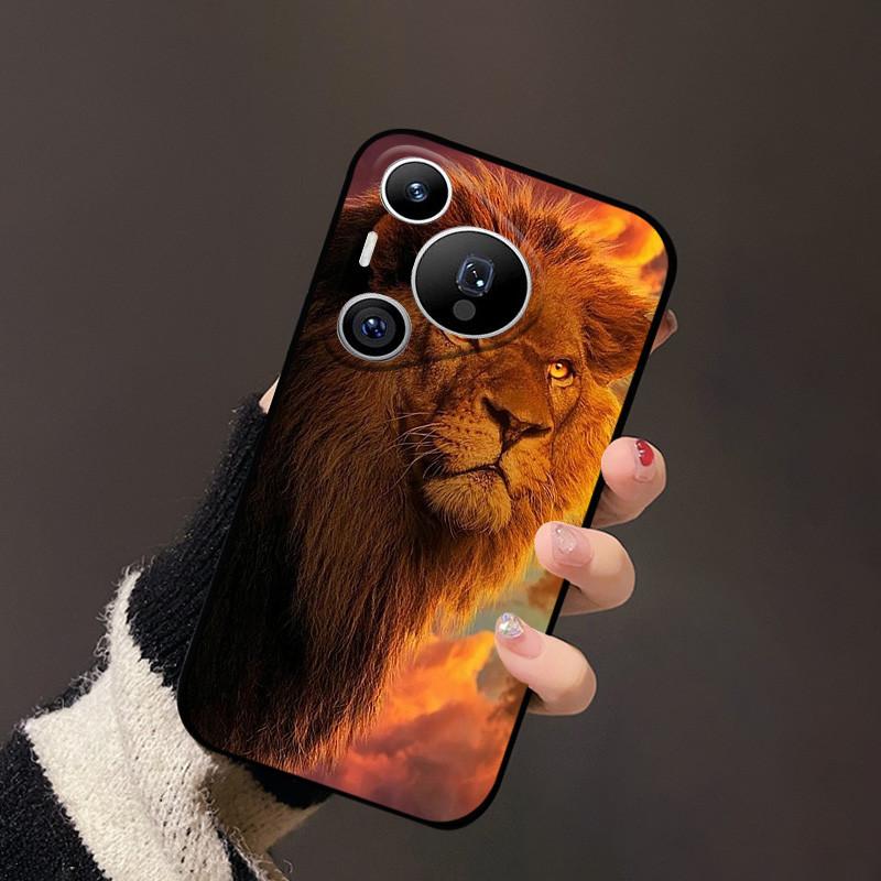 Чехол для Huawei Pura 70 Черный Матовый Милый Мягкий Силиконовый ТПУ Чехлы для Pura70 Pro Pura 70 Pro+ Плюс Ультра Чехол Защитный Fundas