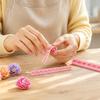 Handmade Craft Supplies 6Pcs Polymer Clay Flower Petal Cutter, 6 Shapes 3D Making Easy Clean Molds Tool, Plastic Crafting Tools for DIY Lovers