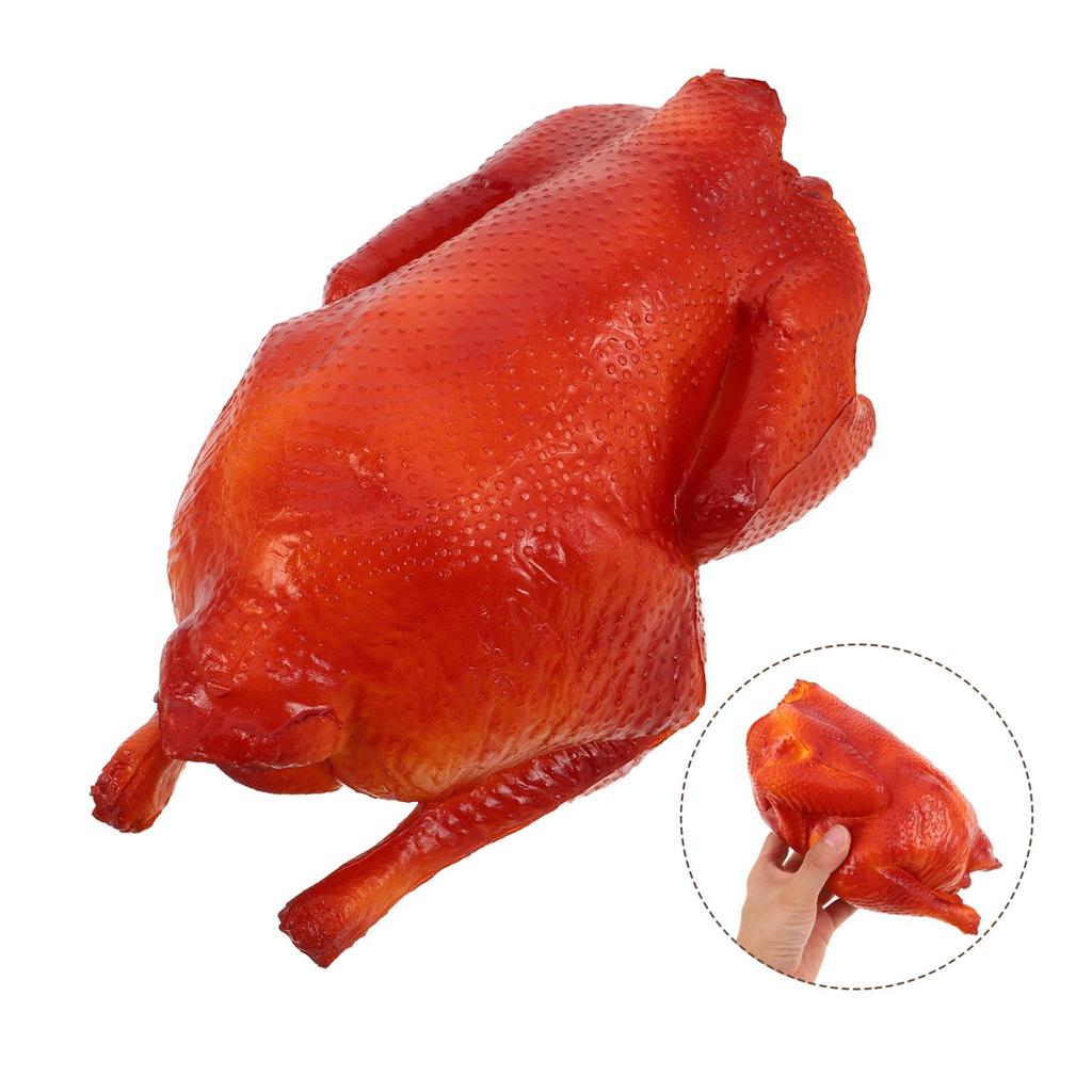 LEDMOMO Roast Chicken Cooked Turkey Food Fake Food Kitchen Use Model, Prop, Decoration, Meat, Display, Thanksgiving, Halloween,