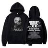Худи с принтом Chris Brown Breezy Bowl XX 2025 Concert Tour, Хип-хоп, Ретро, Мужская, Женская, Толстовка, Оверсайз, Флис, Теплый, Пуловер, Уличная одежда