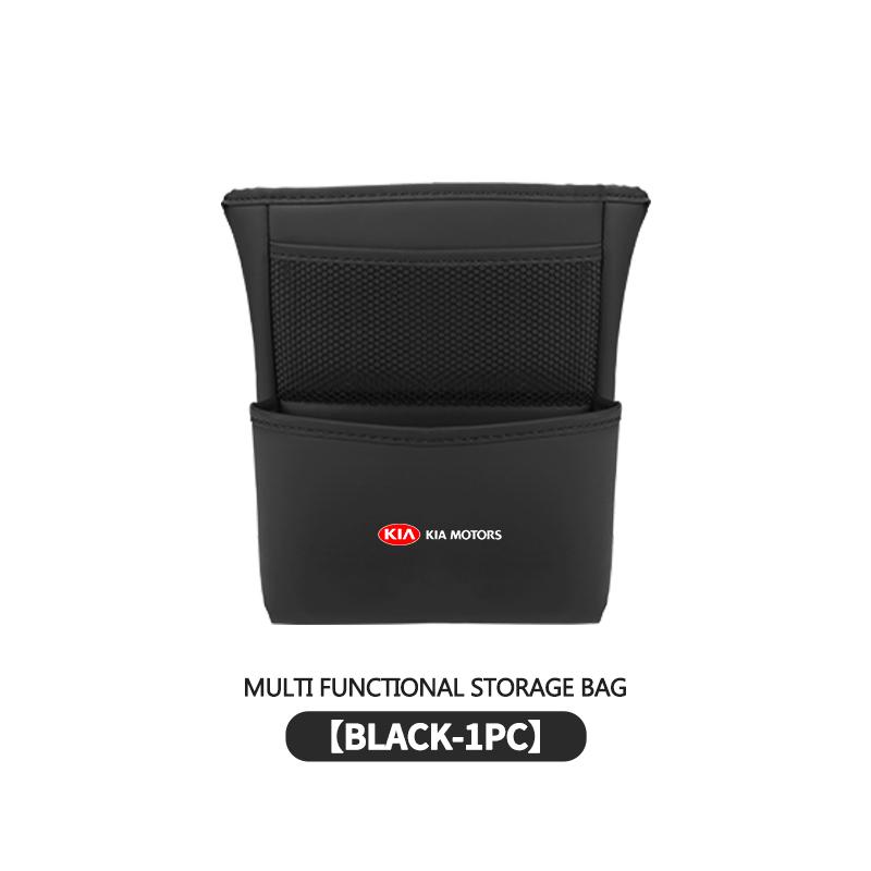 PODV6 Car Back Seat Hanging Storage Box Organizer Phone Pocket Pouch For KIA Sportage Rio Ceed Niro Soul Stonic Picanto Proceed