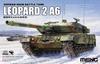 GSI Creos Monmodel Немецкий основной боевой танк Leopard 2A6 Пластиковая модель MTS055 1/35 (танк)