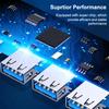 Новый USB 3.0 концентратор, 4 порта USB, высокоскоростной разветвитель Type C 5 Гбит/с для ПК, компьютерные аксессуары, многопортовый ХАБ, 4 порта USB 3.0 2.0