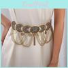 Bohemian Waist Style Chain With Alloy Embellishments And Tassels For Festival