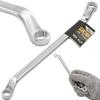 JCB 2-sided Box Wrench Angled 75 Degrees 8x10mm Cr-V 12-point