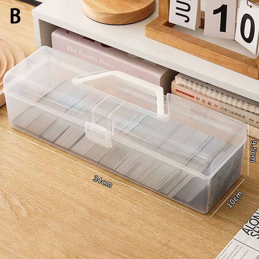 Large capacity Photo Storage Case plastic Holder Box 2024 Storage box  Idol