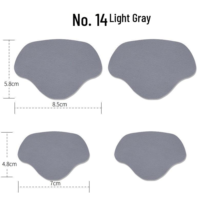 Самоклеящиеся микрофибровые заплатки для ремонта подкладки обуви для пяток и кроссовок