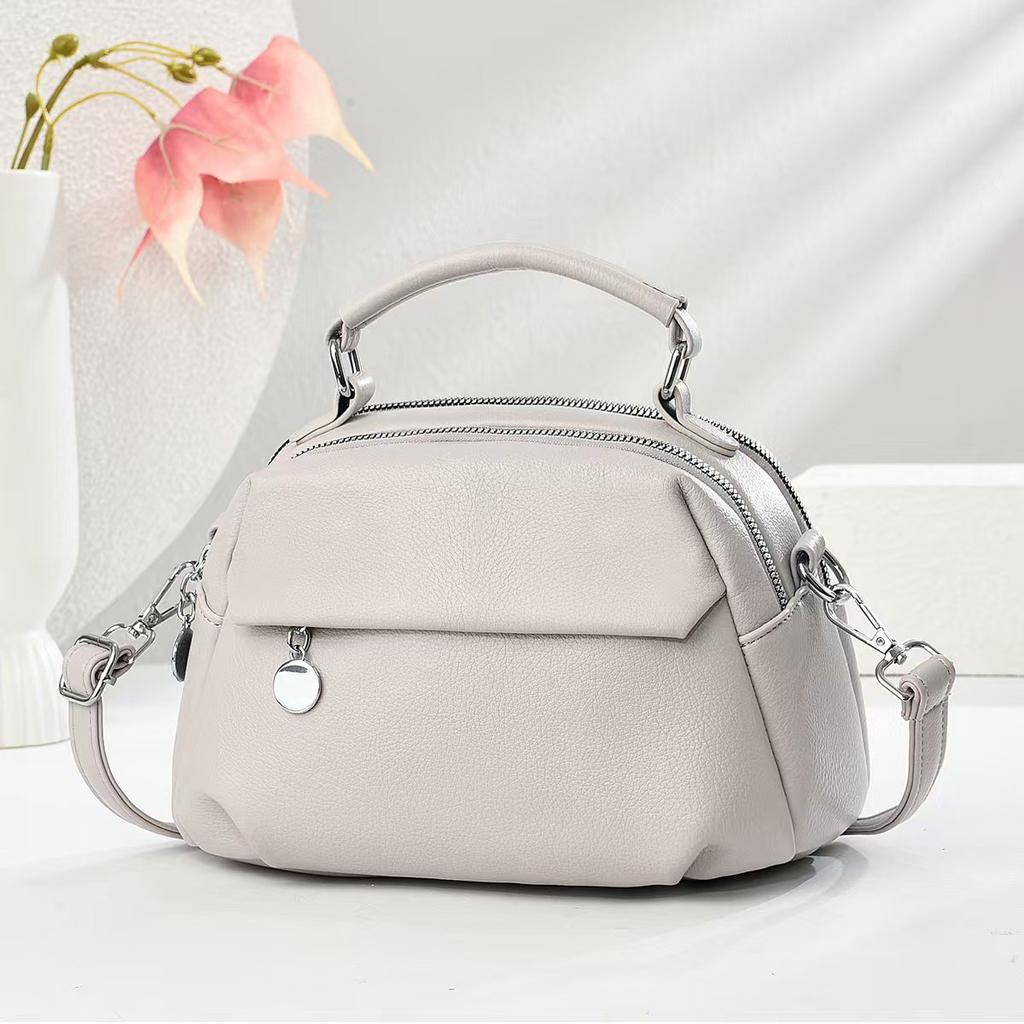 Новая высококачественная простая сумка с отделкой Macaron, многослойная сумка через плечо, трендовая женская сумка через плечо