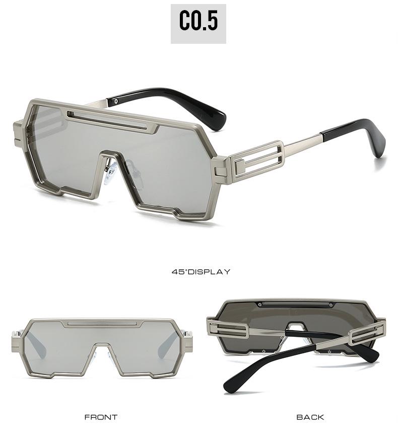 Ретро Стимпанк Неправильные Солнцезащитные Очки: Унисекс Модный тренд 2024