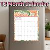 Creative English Magnetic Calendar Notes 12 Month Calendar  for Refrigerator