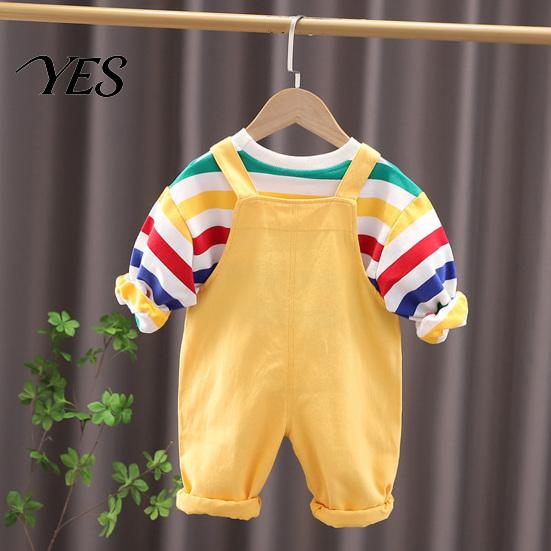 Small Dog Clothing Colorful Striped Jumpsuit, Cute Bear Prints, Cozy Cartoon Pattern Wear Puppy Onesie Clothes, Four-Leg Outfit for Dogs Jumpsuit