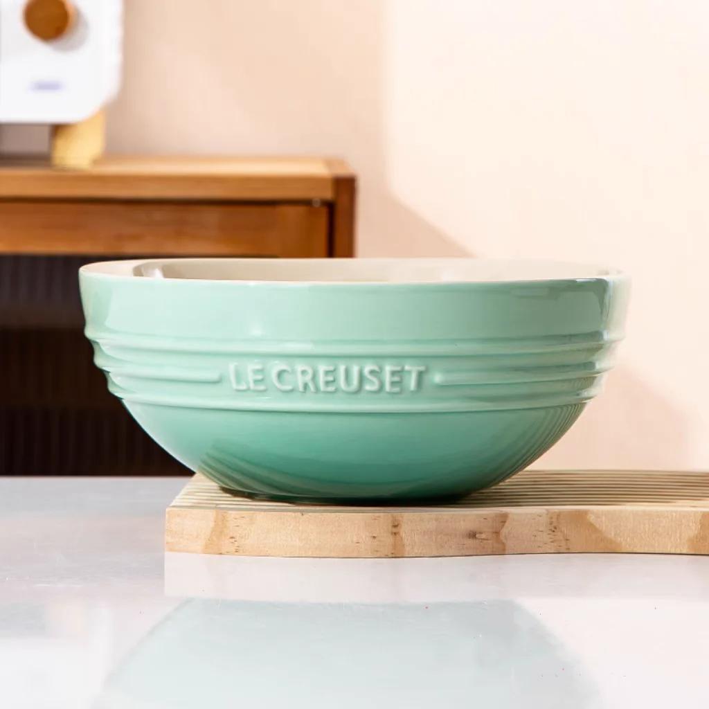 Large Capacity Ceramic Soup Face Bowl Salad Bowl Le Creuset Home Use Big Bowl French Style Dinnerware