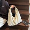 Canvas Tote Bag New Large-capacity Trend Lazy Style Casual Armpit Bag Korean Version Simple Commuter Bag