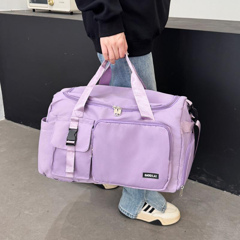 Женская многофункциональная дорожная сумка большой вместимости с отделением для сухих и влажных вещей, легкая, для перевозки и хранения багажа, чехол для сумки на колесах, сумка для спортзала