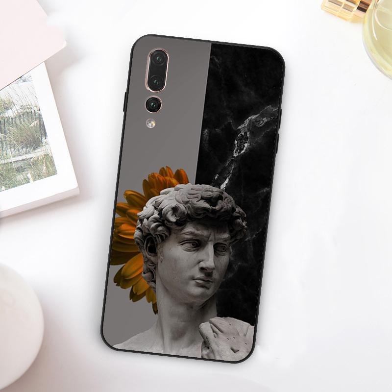 Греческая эстетика Гипсовая статуя искусство Для Huawei Nova 5T 9 10 SE 7i 8i 11i 12i Y73 Y90 Y70 Y72 Y61 Y91 Y60 P20 P40 P30 Lite Чехол