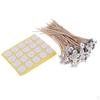0pcs Brown Candle Wicks With 100pcs Tags