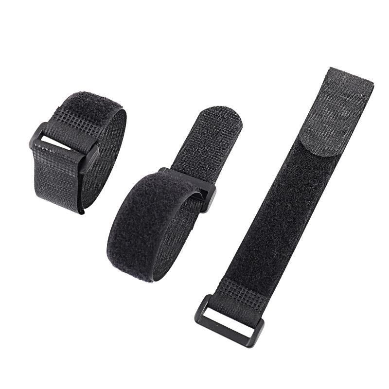 10Pcs Adjustable Nylon Zip Ties Heavy Duty Hook and Loop Fasteners Reusable Tie-downs for Home Travel Cable Organizing Storage