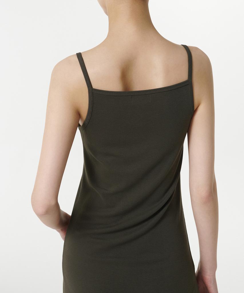 Musinsa Standard Woman Women'S Soft Jersey Long Dress [Dark Olive]