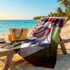 Fc Bayern München Personalized Name Beach Towel Quick-Dry Soft Microfiber Portable for SwimmingBeachCamping Travel Beach AccessoriesGym