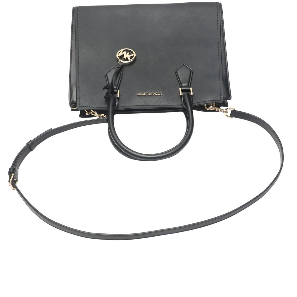 Michael Kors Сумка-тоут Шейла из кожи черная Женская 35T0GWXS3L Б/у