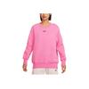 Nike Спортивная одежда Phoenix Fleece Solid Color Crewneck Pullover Sweatshirt Women Sweatshirt Playful-Pink DQ5734-675