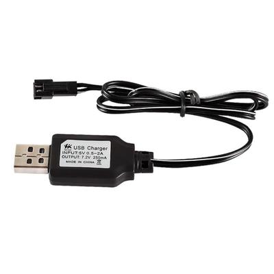 USB-кабель для зарядки, Ni-Cd, Ni-MH аккумуляторы, SM-адаптер, выход 7,2 В, 250 мА, игрушка с дистанционным управлением