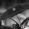 12 Bone Fully Automatic Umbrella UV Resistant Folding Umbrella For Volkswagen VW GTI Golf Polo Tiguan Passat Jetta Lavida Rline