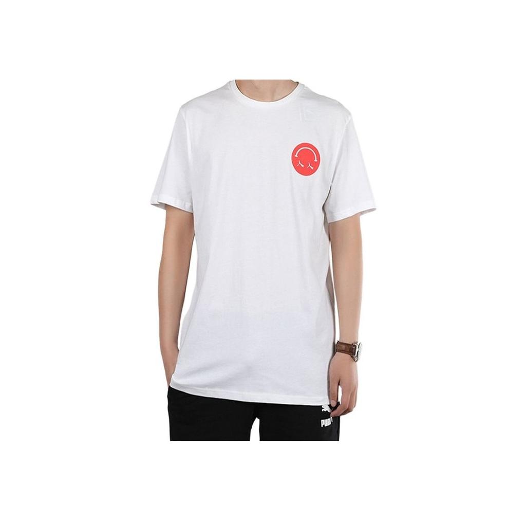 Puma Sports Fitness Round Neck Short Sleeve T-Shirt Men Tops White 598627-02