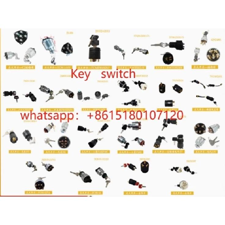 Forklift parts key switch ignition switch for Toyota forklifts 5FG/6FG20/30/40/50, 5FD/6FD20/30/40/50 OEM 57420-22061-71