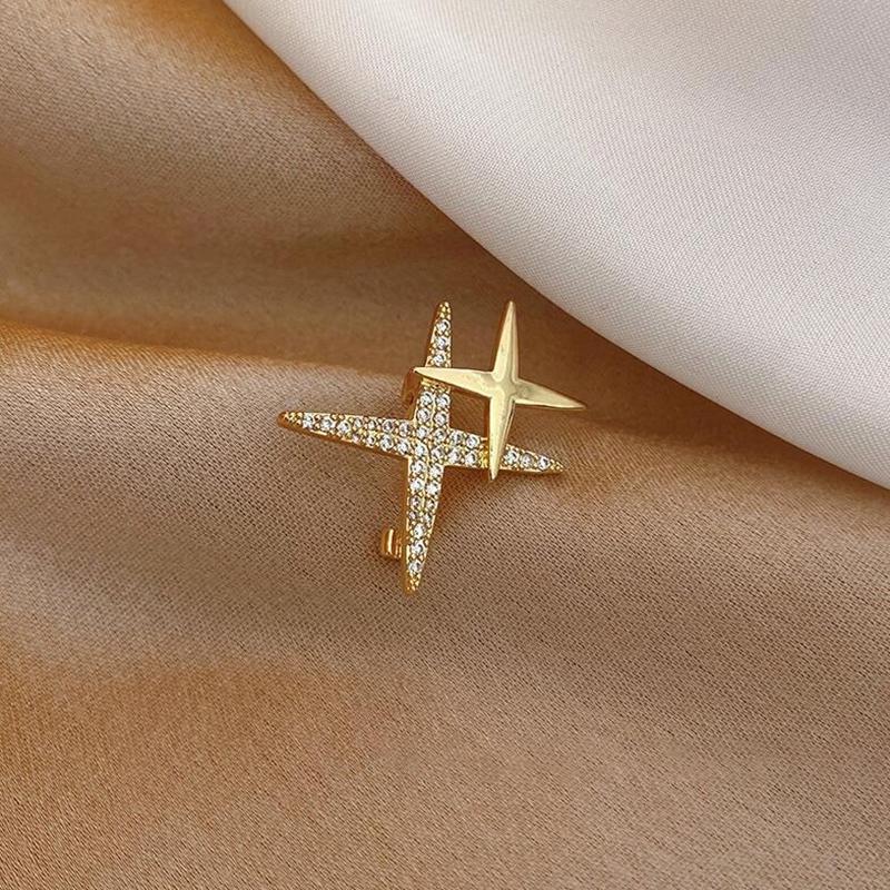 Классический дизайн, броши в форме звезды, булавки для женщин, изящные украшения, роскошные аксессуары для свадебной вечеринки и вечеринки для девочек, подарок