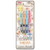 Showa Note Pokemon Gel Ballpoint Pen Sarasa Clip Set Poke Piece 860404001 4-Color 0.5mm