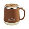 480ml 304 Stainless Steel Double-layer Insulated Coffee Cup Durable Sealed Water Cup Large Capacity Milk Coffee Mug Drinkware