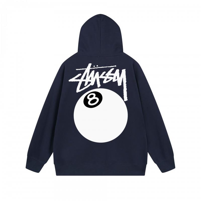 Mens Hooded Zip-Up Sweatshirt With Letter Print Loose Fit Cotton Pullover Winter Daily Wear