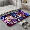 No Game No Life Anime Floor Mat Soft Flannel Non-Slip Rug Washable Floor Mat for Living Room Bedroom Home Decor