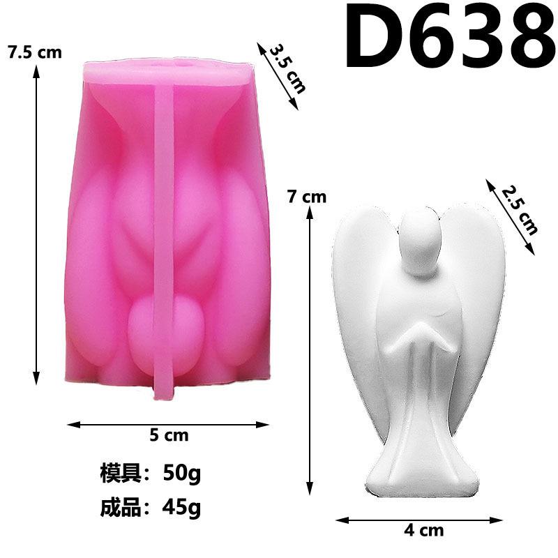 Сделай сам Ангел Свеча Силиконовая Форма 3D Статуя Богини Формы для Ароматерапевтических Свечей Ручной Работы Гипс Эпоксидная Смола Ангел Украшение Подарок