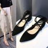 Fashion New Fashion Spring Autumn Women Shoes Black Flats Ladies Shoes Pointed Toe Flat Shoes Fashion Women's Flat Shoes Size 34-41