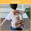 Cute And Fun Dual Shoulder Backpack For Boys And Girls Featuring Bear Pattern For Kindergarten