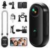 Yolanda Action 4K Compact Wearable Wide 30m Waterproof Loop Smartphone and Japanese Instruction Compact Camera, UHD, Camera, 120° Angle, Hands-Free