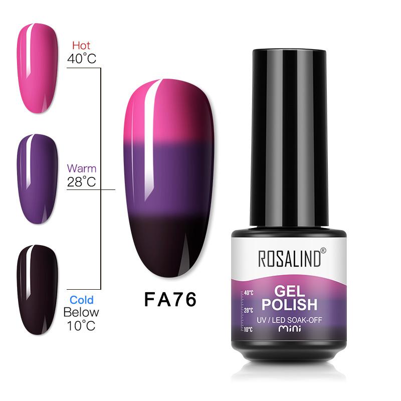 ROSALIND Soak Off УФ-гель-лак для ногтей Лак-гель-лак для ногтей