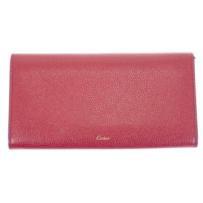 CARTIER  L3002080 Purse Bordeaux Calfskin Women