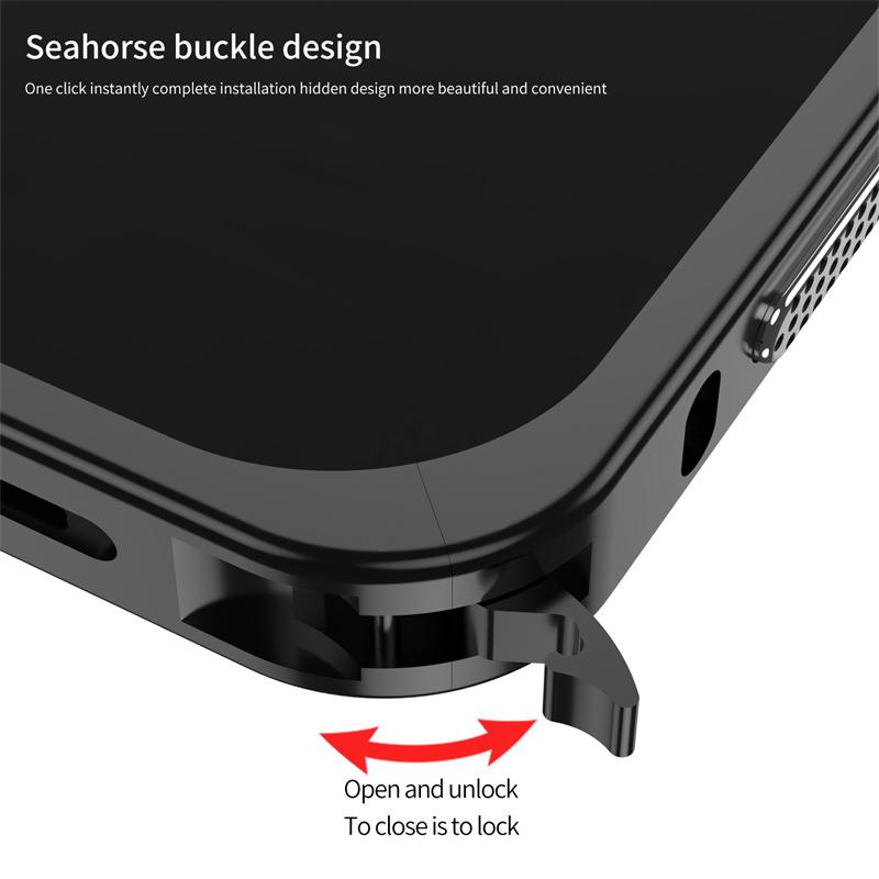 Охлаждающий чехол-рамка для телефона для Google Pixel 9 Pro XL Чехол Металлическая рамка из алюминиевого сплава для Google Pixel9 ProXL 5G Чехол